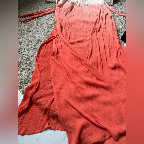 Ombre Maxi Dress with side slit - Picture 9 of 9